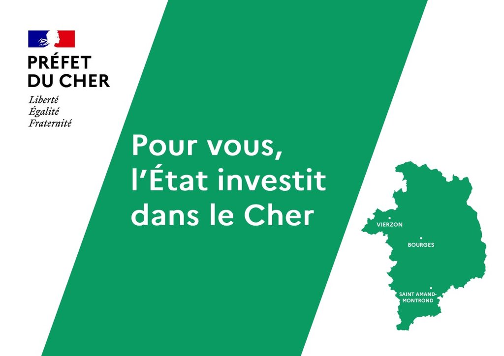 Photo diaporama POUR VOUS L'ETAT INVESTIT DANS LE CHER